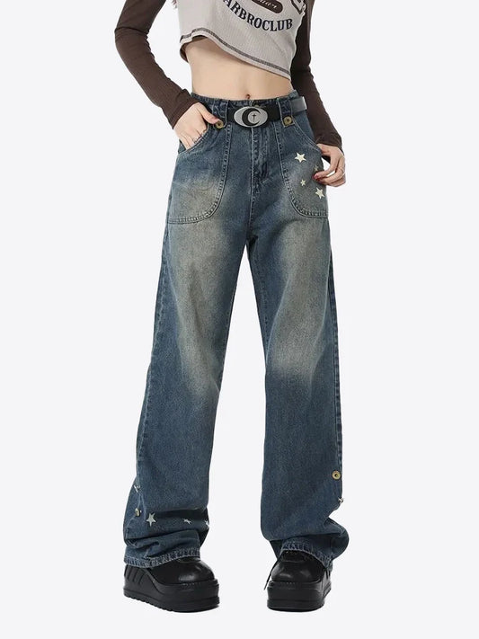 Jean cargo baggy - gris