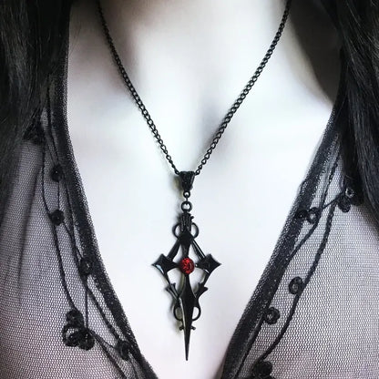 Collier vampire gothique