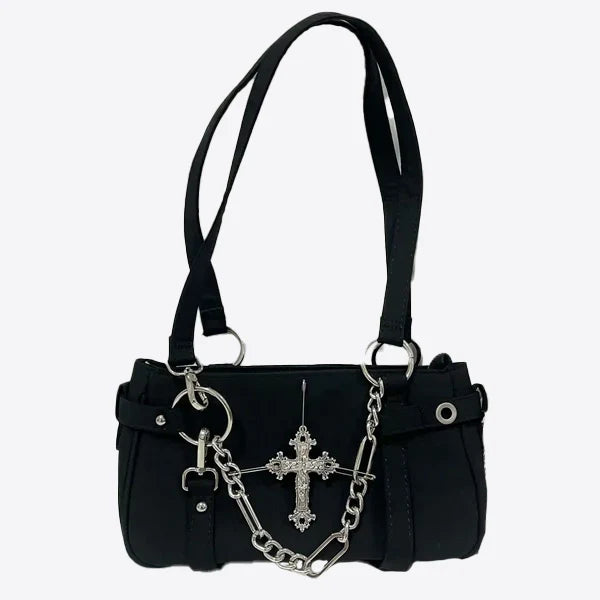 Gotische Handtasche mit Kreuz